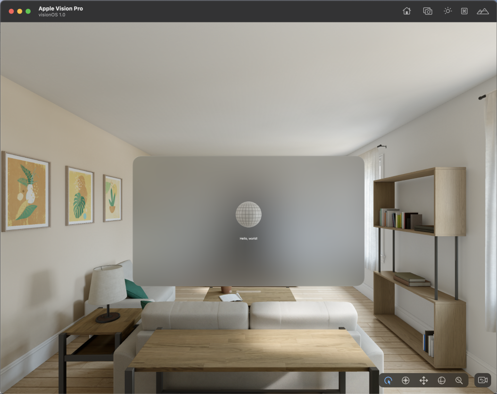 Xcode Vision Pro Simulator